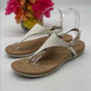 Logix Women's White Sandals Size 8 MCS8098E